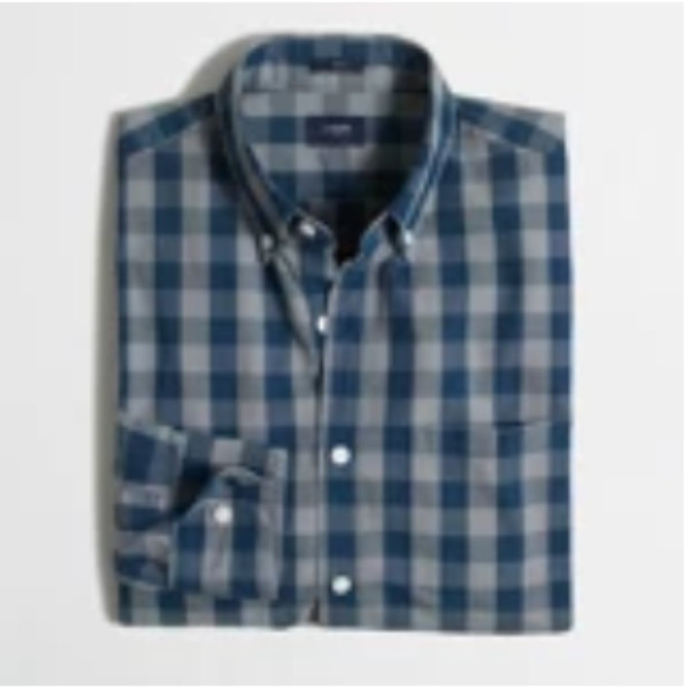 J Crew Factory Slim Fit Button Down Large